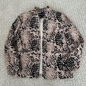 NWOT J.Crew going-out blazer in leopard print